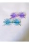 Girl's Daisy Sunflower Glitter Sunglasses - Daisy Sunflower Sunglasses - Blue - 7