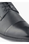 Men Lace-Up Leather Derby Shoes - 4