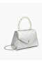 Textured Crossbody Bag with Detachable Chain Strap - 3