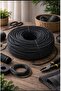 Kraft Rope, 500 Grams, 3.0mm, Natural Twisted Raffia Rope, Bag Basket Compatible, Bag Making Rope, Black Straw - 2