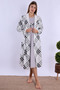 Cotton Fabric Maternity and Postpartum Set with Breastfeeding Features, 4 Pieces Effortt - Gray - 5