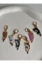 6 Colorful Cat Small Keychains (4.3 cm) - 4