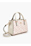 Monogram Debossed Tote Bag with Adjustable Strap - 3