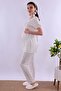 Effortt Ecru Maternity Maternity Pajama Set - 3