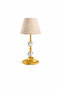 H Series Hexagonal Leg Table Lamp Shade Metal Leg Fabric Head Decorative Lighting - 3