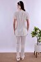 Effortt Ecru Maternity Maternity Pajama Set - 4