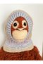 Baby Kids Hand Knitted Knitted Neck Collar Beanie Balaklava Pastel Mixed Color Glittery 0-2 Years Old