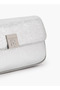 Textured Crossbody Bag with Chain Strap - 4
