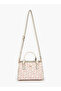 Monogram Debossed Tote Bag with Adjustable Strap - 2