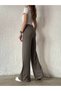 Modal Cotton Pants with Wide Legs Lycra - Tight Fit - 2