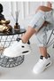 Chris White Skin Black Detailed Lace up Sneakers - 3