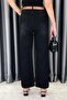 Noa Noa Belted Laser Cut Straight Fit Jean - Black Black - 3