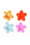 4-Piece Flower, Four Mini Miniature Flower Silicone Molds K-1385, Scented Stone Soap Plaster Candle Mold