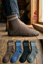 4 Pairs of Men's Wool Socks – Thick Winter Sock Set Special for Cold Weather