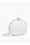 Solid Clutch with Detachable Chain Strap - 3