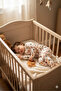 Unisex Children's Leaves Patterned Digital Printed 100% Cotton & Ribbed Knit Double Set Premium Series - 5