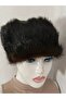 Unisex Genuine Mink Leather Wolf Kipchak Genuine Wolf Kipchak Börk Heart Hat - 4