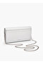 Embellished Clutch with Detachable Chain Strap - 5