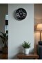 36cm Grey Style Decor Wall Clock for Office Home Office Gift - 5