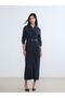 Belted Women's Shirt Dress - 2