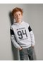 Lcw Kids Gray Hooded Playstation Printed Boys' Sweatshirt