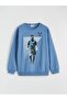 Messi Printed Boys' Thick Sweatshirt