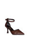 Solly Ankle Strap Brown Women's Heeled Shoes - 2