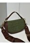 Brown Straw Women's Half Moon Model Hand and Shoulder Bag - 2
