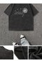 Washable Hang on to Your Dreams Printed Unisex Oversize Vintage T-Shirt - 2