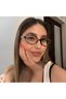 2-Piece Oval Round Bone Transparent Women Men Unisex Blue Light Protection Screen Glasses Eyewear - 5