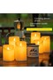 5 Pcs LED candle Set - Battery Operated - 3