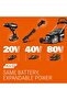 WG324E.9 12cm 20V Cordless Compact Chainsaw - Tool Only, High-Efficiency Motor, Lightweight, Safe Design – No Battery or Charger - 6