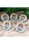 10 Pieces of Printed Wooden Baby Magnets Circumcision Birthday Party Magnets