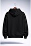 Unisex Oversized but Why Nihilist Lonely Penguin Printed Hooded Sweatshirt - 2