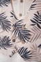 6-24 Months Boy's Muslin Shirt with Tropical Leaf Pattern, Stylish 3-Piece Holiday Suit with Vest - 5