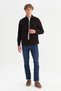 100% Cotton Regular Fit Classic Collar Velvet Shirt with Pockets - 3