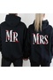 Mr Written Black Women's and Men's Lover's Combination Oversize Hoodie
