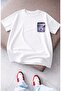 Unisex but Why Lone Penguin Sırt Printed T-Shirt, Oversized Nihilist Penguin Themed Tshirt - 2