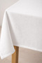 Cotton Linen Tablecloth Plain Minimal Design - 2