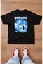 Unisex but Why Printed T-Shirt, Oversized Nihilist Lonely Penguin Themed Crewneck T-Shirt