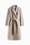 Wool-blend tie-belt coat - 7