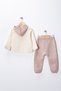 6-24 Months Daily Boy Child Bear Hooded Muslin 2-Piece Baby Set - 2