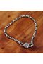22cm New Silver Color Male Personality Six Character True Words Hemp Rope Bracelet Thai Retro Trendy - 5