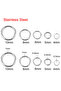 5mm 100pcs 100pcs Never Fade Stainless Steel Open Jump Rings 4/5/6/8/10mm Split Rings Connectors For - 7