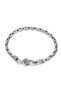 22cm New Silver Color Male Personality Six Character True Words Hemp Rope Bracelet Thai Retro Trendy - 7