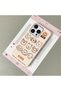 iPhone 14 Pro Max Compatible, Cartoon Pattern Leather Texture Silicone Phone Case.