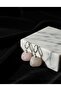 Pink Quartz Natural Stone Earrings - 2