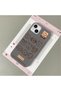 iPhone 15 Compatible, Cartoon Patterned Leather Texture Silicone Phone Case.