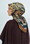 84 وشاح حرير تويل 9507D - 4