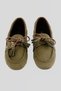 Women's Suede Loafer with Lace-Up Tassel Detail Lumia Green - 3